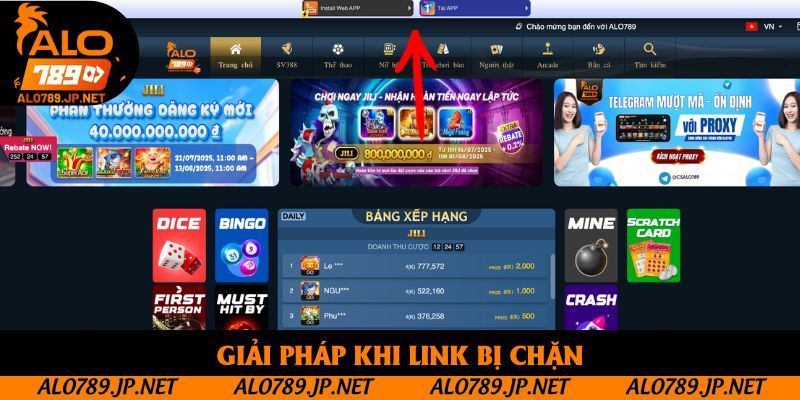 TRANG CHỦ 47 Giải pháp khi link bị chặn